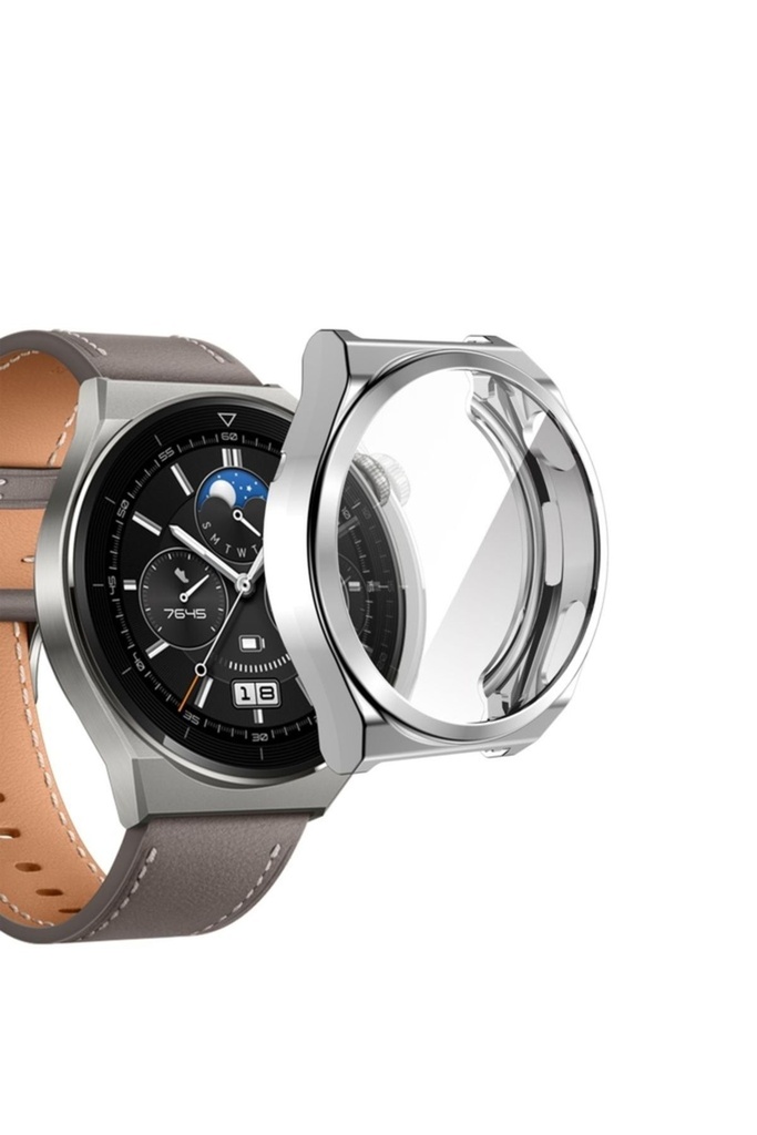 Huawei Watch GT 3 Pro 43mm Uyumlu Zore Watch Gard 02 Koruyucu Silikon