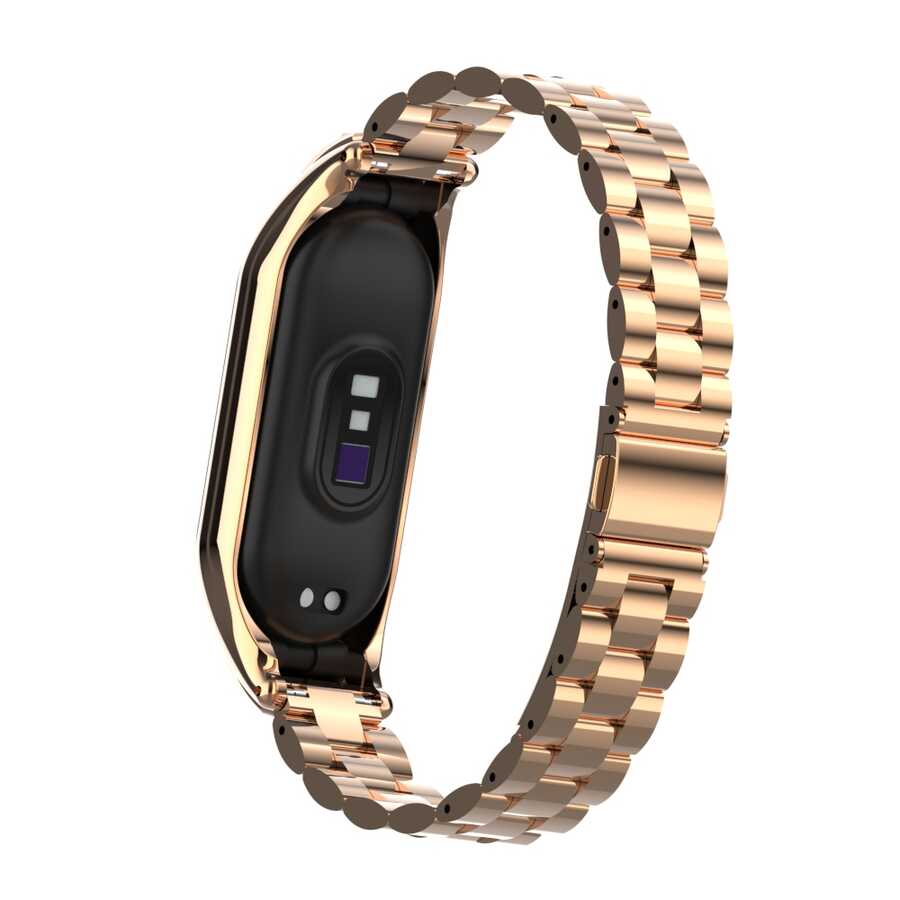 Xiaomi Mi Band 7 Uyumlu KRD-04 Metal Kordon - 2