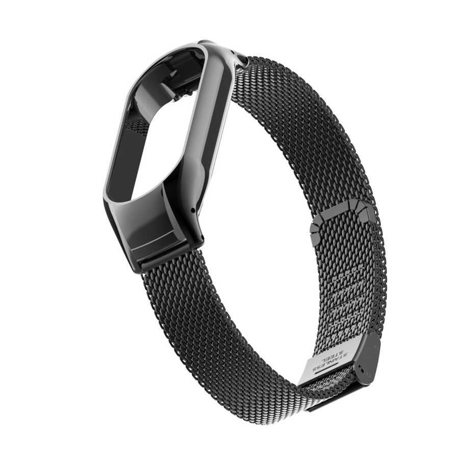 Xiaomi Mi Band 7 Uyumlu KRD-06 Metal Kordon - 1