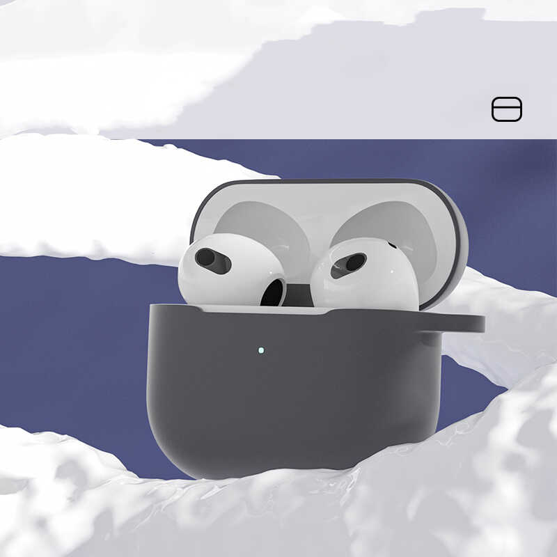Apple Airpods 3. Nesil Uyumlu Zore Standart Silikon Kılıf - 1