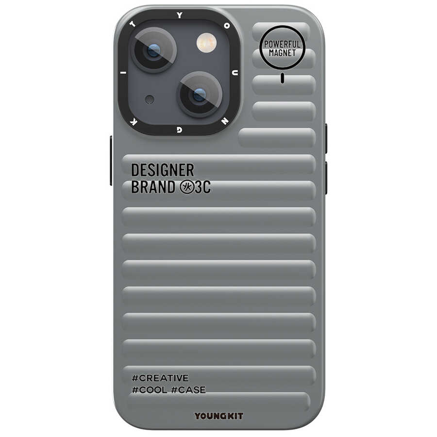 Apple iPhone 13 Uyumlu Kılıf YoungKit Plain Coloured Serisi Kapak - 4