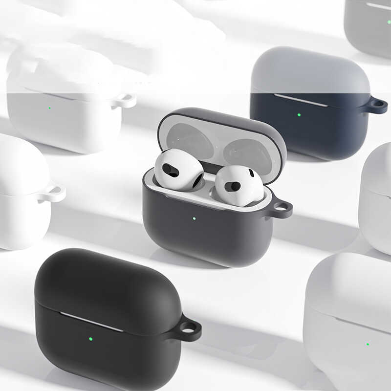 Apple Airpods 3. Nesil Uyumlu Zore Standart Silikon Kılıf - 3