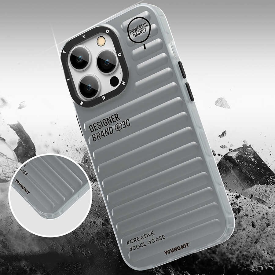 Apple iPhone 13 Pro Max Uyumlu Kılıf YoungKit Plain Coloured Serisi Kapak - 5