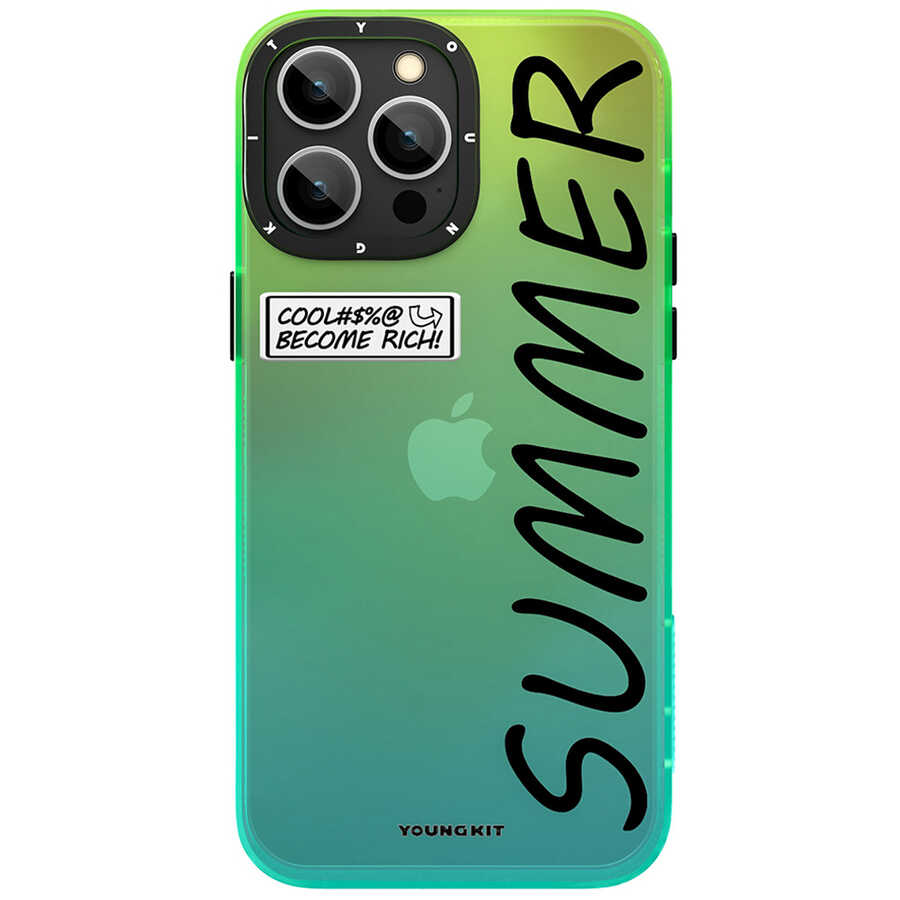 Apple iPhone 13 Pro Max Uyumlu Kılıf YoungKit Summer Serisi Kapak - 2
