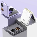 Huawei P50 Pocket Uyumlu Kılıf Zore Sert Kıpta Kapak - 9