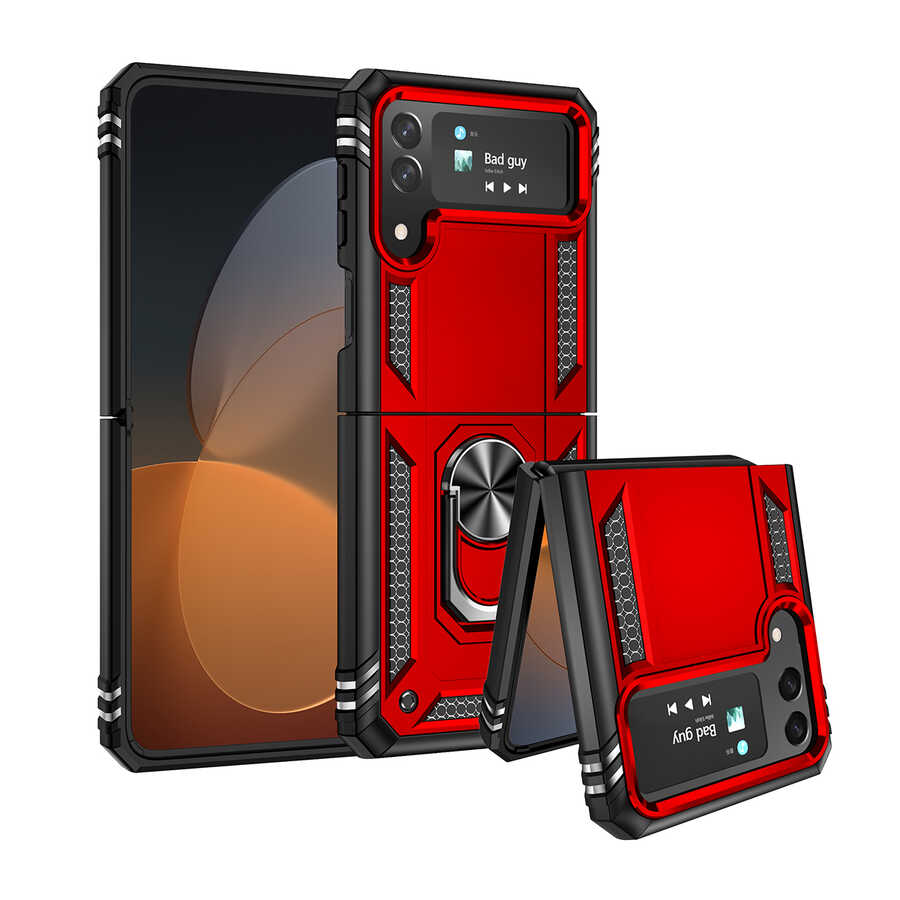 Samsung Galaxy Z Flip 4 Uyumlu Kılıf Zore Vega Kapak - 1