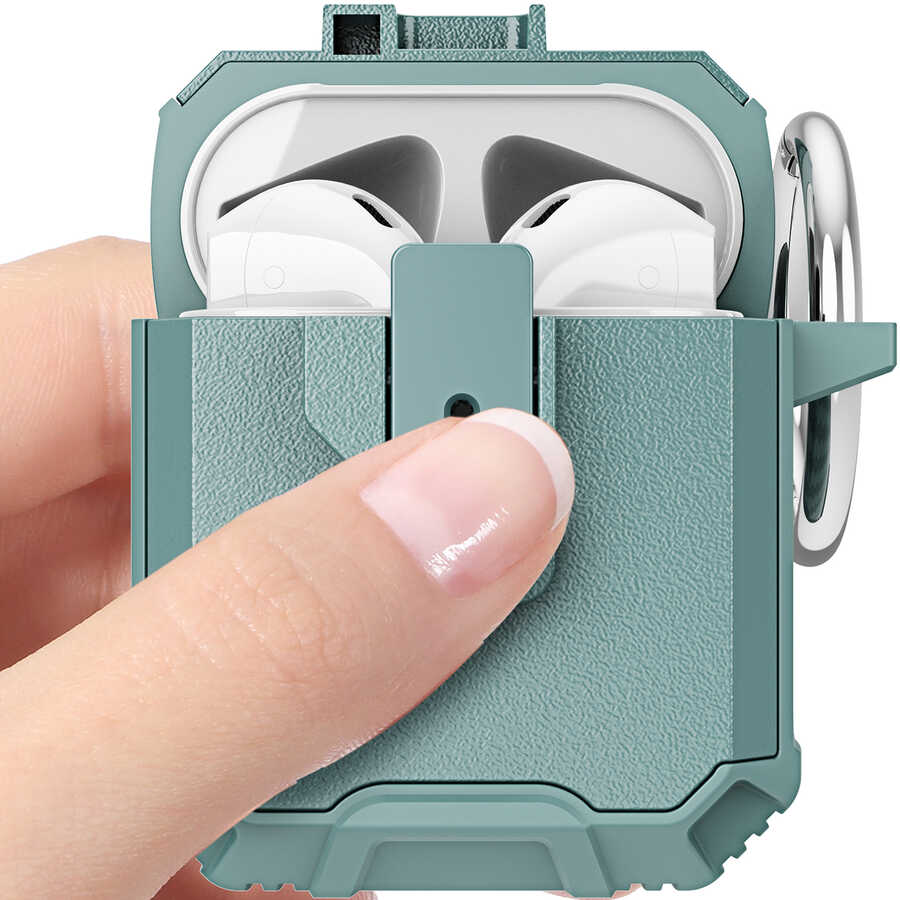 Apple Airpods Uyumlu Kılıf Zore Airbag 27 Silikon - 4