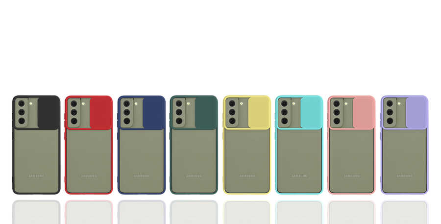 Samsung Galaxy S22 Uyumlu Kılıf Zore Lensi Kapak - 1