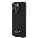 Apple iPhone 15 Pro Uyumlu Kılıf Lacoste Orjinal Lisanslı PU Pike Desenli Arka Yüzey İkonik Timsah Dokuma Logolu Kapak - 22