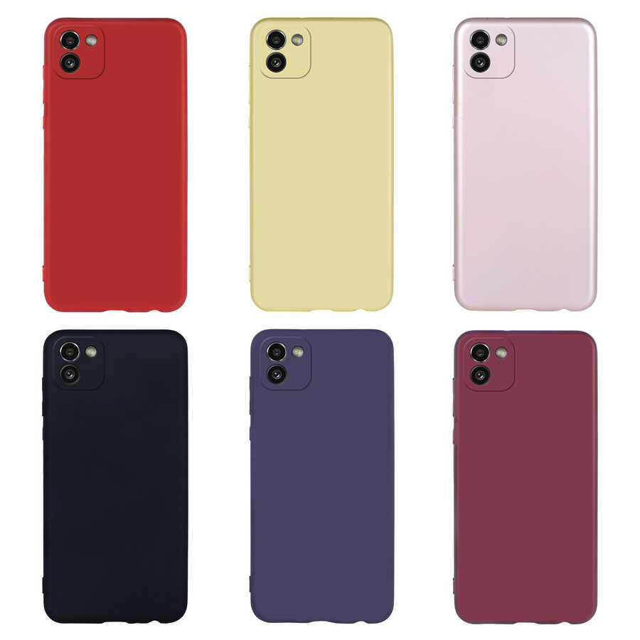 Samsung Galaxy A03 Uyumlu Kılıf Zore Premier Silikon Kapak - 1