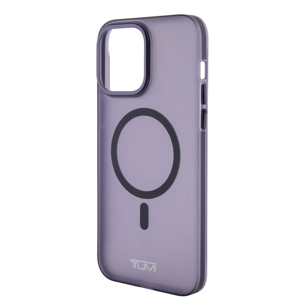 Apple iPhone 15 Pro Max Uyumlu Kılıf TUMI Orjinal Lisanslı Magsafe Şarj Özellikli Buzlu Mat Kapak - 26