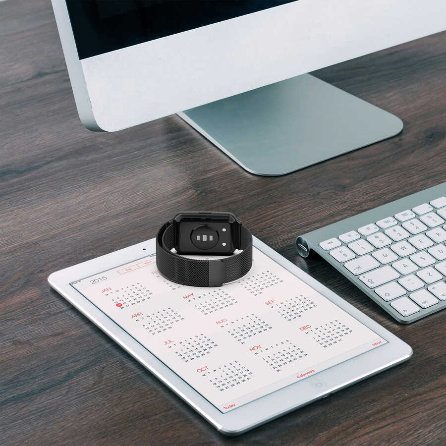 Huawei Watch Fit 2 Uyumlu KRD-01 Metal Kordon - 3