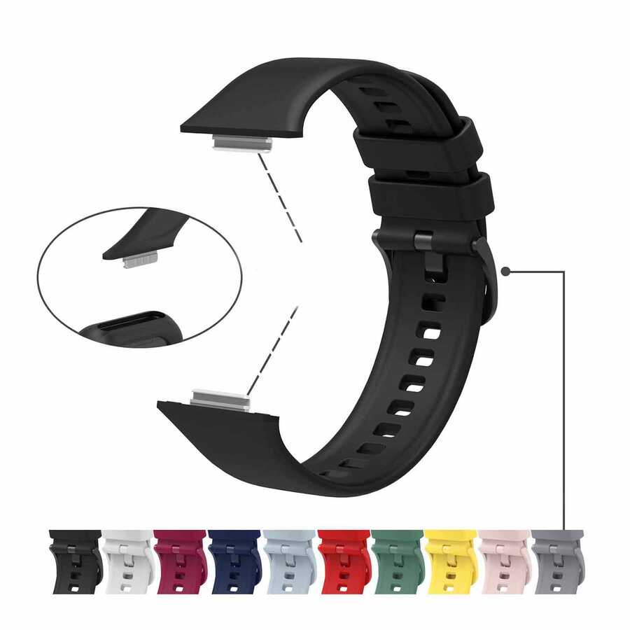 Huawei Watch Fit 2 Uyumlu KRD-43 Silikon Kordon - 2