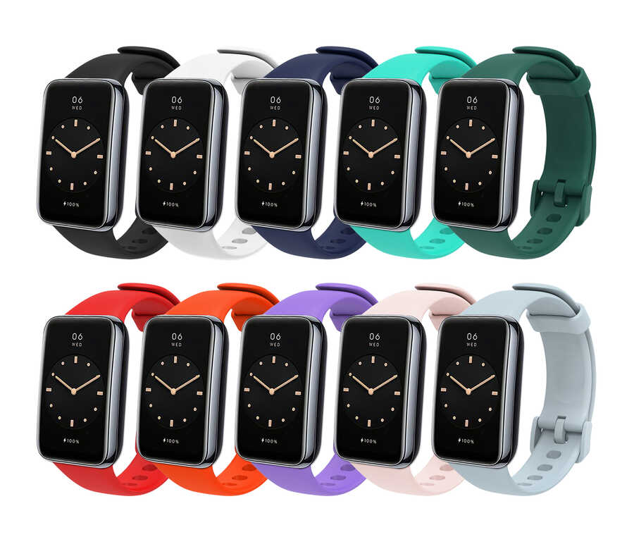 Xiaomi Mi Band 7 Pro Uyumlu KRD-70 Silikon Kordon - 1