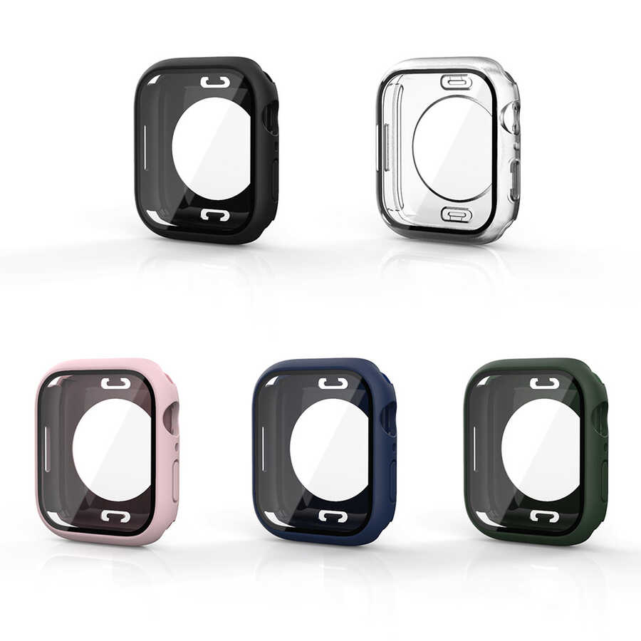 Apple Watch 7 41mm Uyumlu 360 Derece Korumalı Kasa ve Ekran Koruyucu Zore Watch Gard 12 - 1
