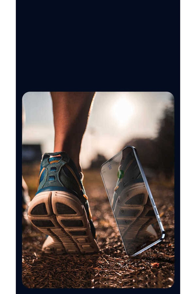 Apple iPhone 14 Uyumlu Zore Fit Hard Mat Privacy Cam Ekran Koruyucu