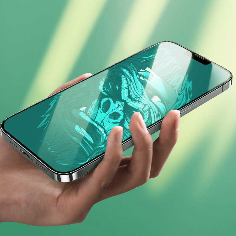 Apple iPhone 14 Uyumlu Benks Little KingKong Anti-Blue Light Cam Ekran Koruyucu - 3