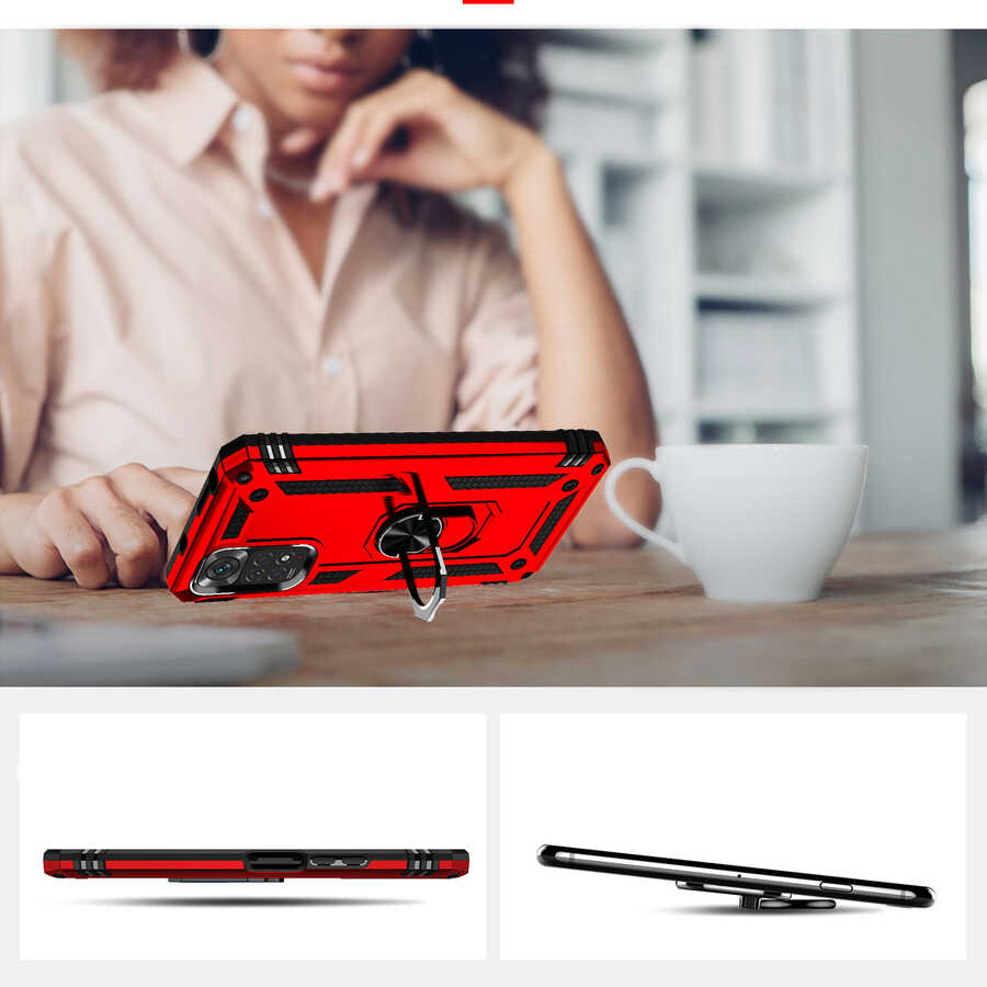Xiaomi Redmi Note 11S Global Uyumlu Kılıf Zore Vega Kapak - 6