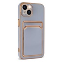 Apple iPhone 13 Uyumlu Kılıf Zore Bark Kartlıklı Kapak - 4