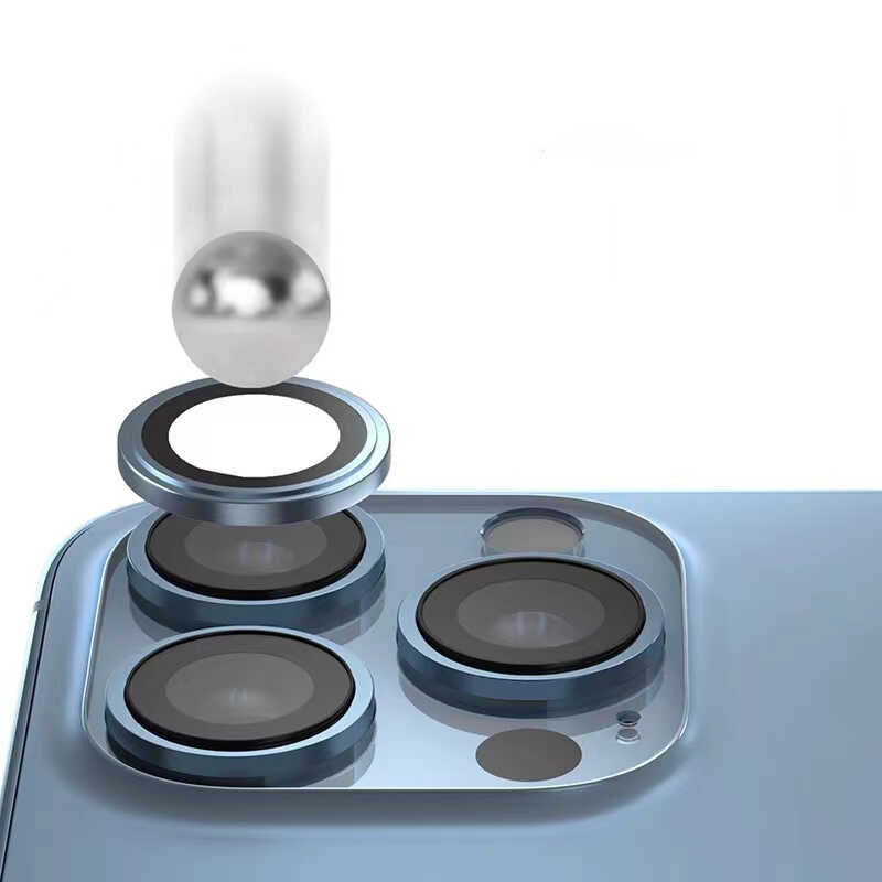 Apple iPhone 11 Pro Max Uyumlu Go Des Eagle Kamera Lens Koruyucu - 12