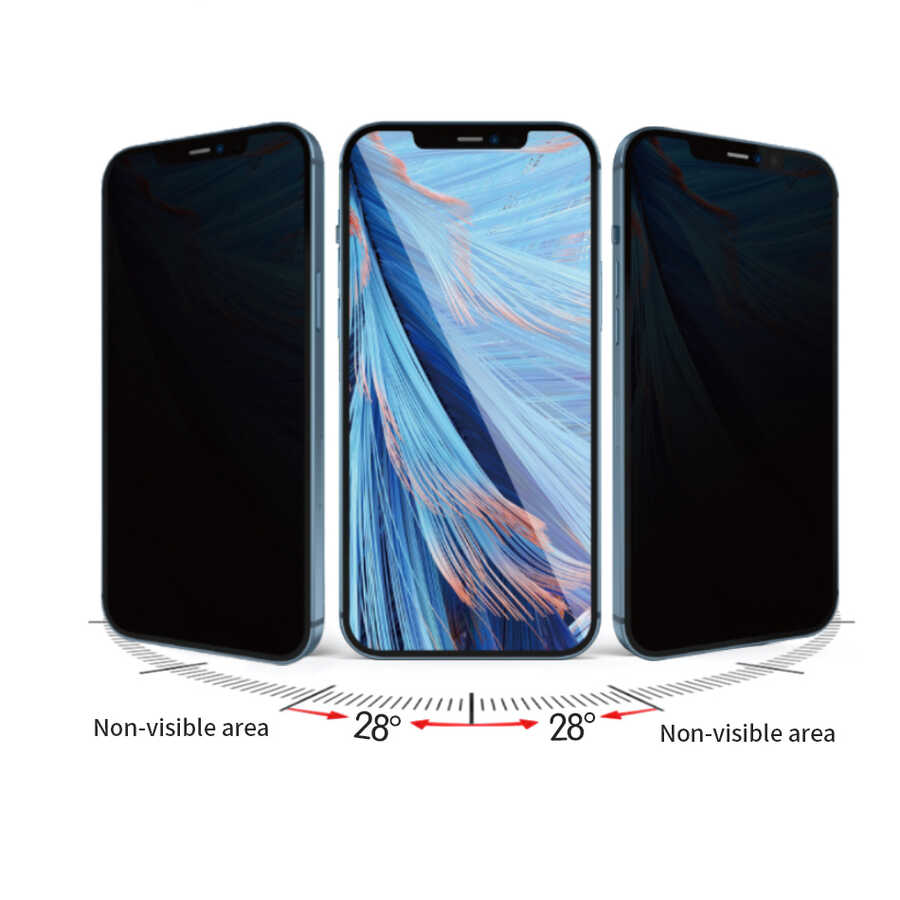 Apple iPhone 14 Pro Max Uyumlu Wiwu iPrivacy HD Anti-Peep Ekran Koruyucu - 10