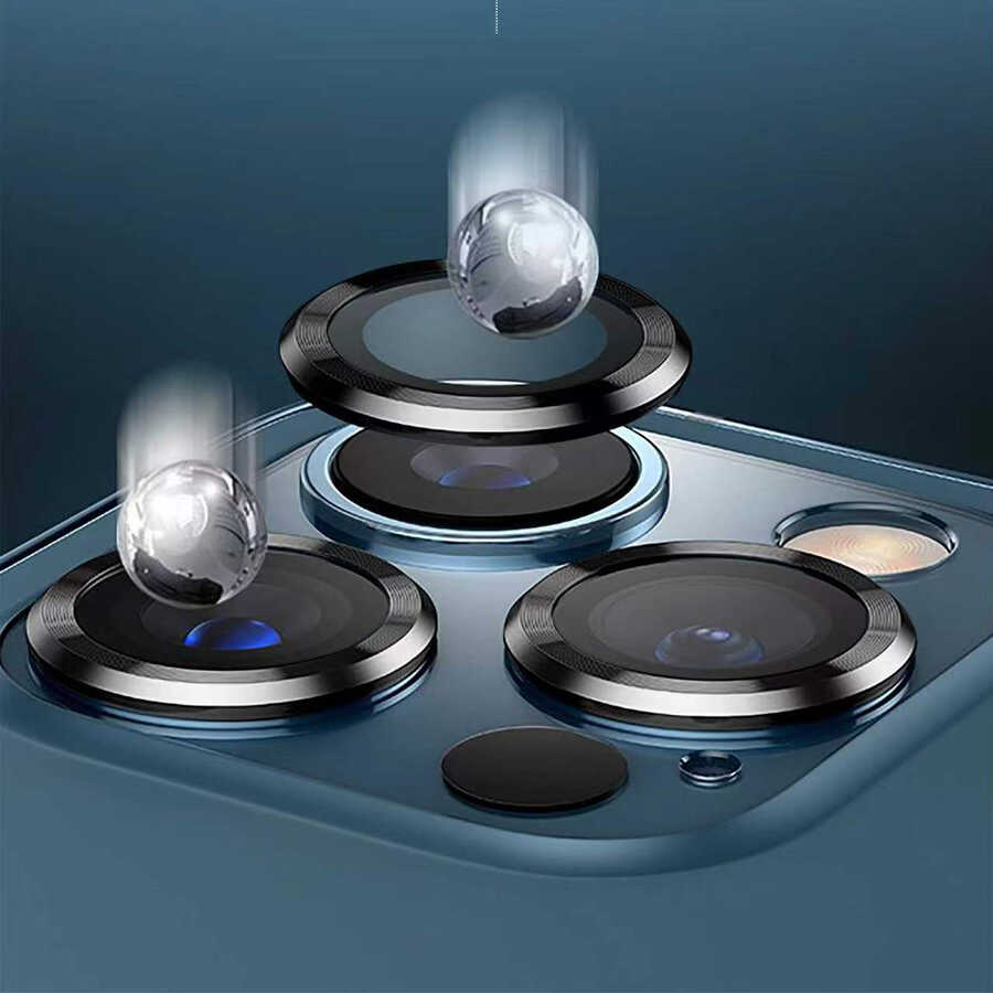 Apple iPhone 11 Pro Uyumlu Go Des Eagle Kamera Lens Koruyucu - 6