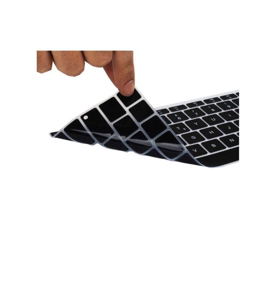 Apple Macbook 13.6' Air 2022 M2 A2681 Uyumlu Zore Klavye Koruyucu Silikon Ped
