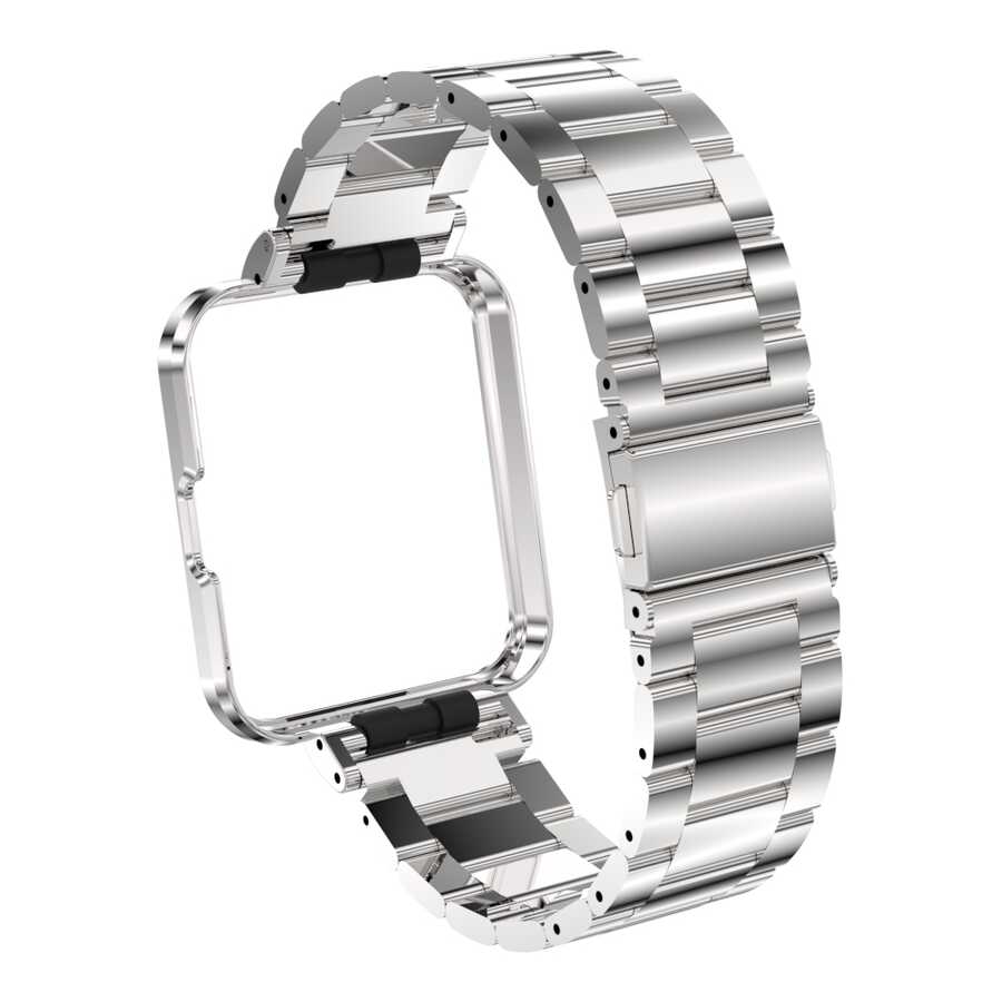 Xiaomi Redmi Watch 2 Lite Uyumlu Zore KRD-60 Metal Kordon - 5