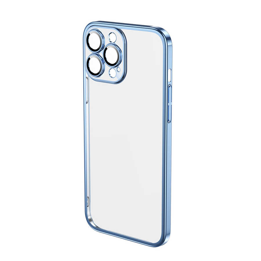 Apple iPhone 14 Pro Uyumlu Kılıf Sert PC Renkli Çerçeveli Zore Riksos Kapak - 10