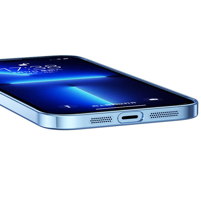 Apple iPhone 14 Pro Max Uyumlu Kılıf Sert PC Renkli Çerçeveli Zore Riksos Kapak - 14