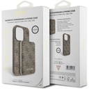 Apple iPhone 14 Uyumlu Kılıf Guess Orjinal Lisanslı Magsafe Şarj Özellikli Yazı Logolu 4G Desenli Kapak + Powerbank 5000mAh 2in1 Set