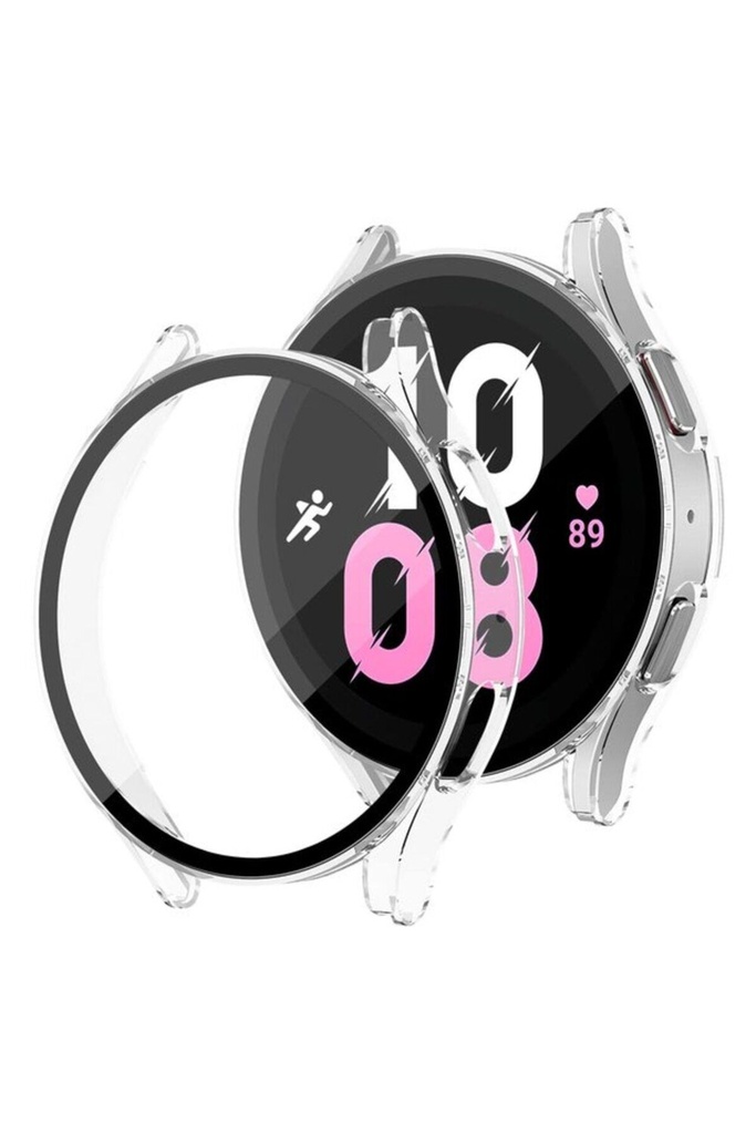 Samsung Galaxy Watch 5 44mm Uyumlu Sert PC Kasa ve Ekran Koruyucu Zore Watch Gard 14