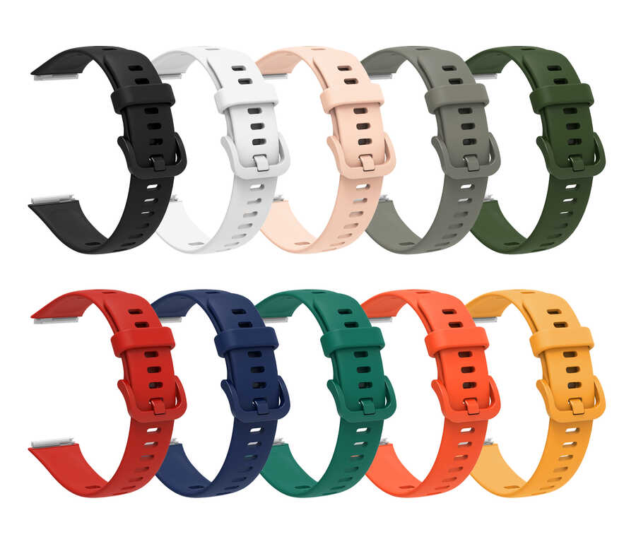 Huawei Band 7 Uyumlu KRD-71 Silikon Kordon - 4