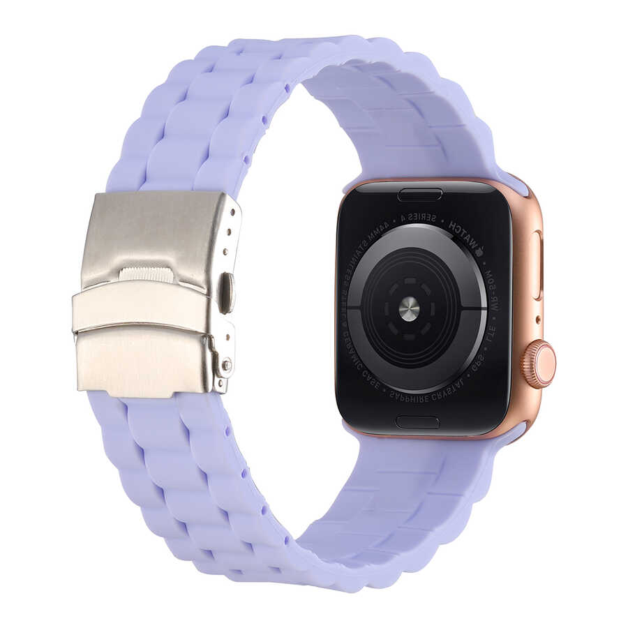 Apple Watch 40mm Uyumlu KRD-72 Silikon Kordon - 2