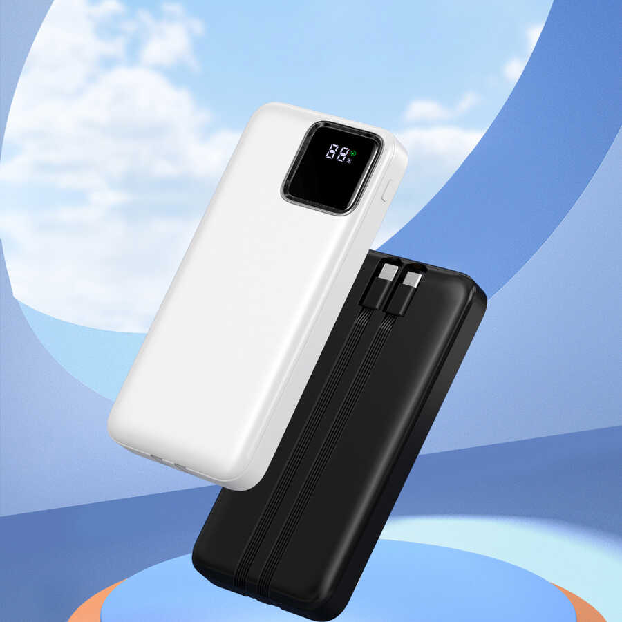 Wiwu JC-18 PD Hızlı Şarj Özellikli Led Göstergeli Powerbank 18W 10000mAh - 5