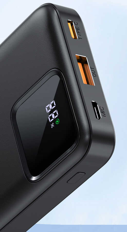 Wiwu JC-18 PD Hızlı Şarj Özellikli Led Göstergeli Powerbank 18W 10000mAh - 13