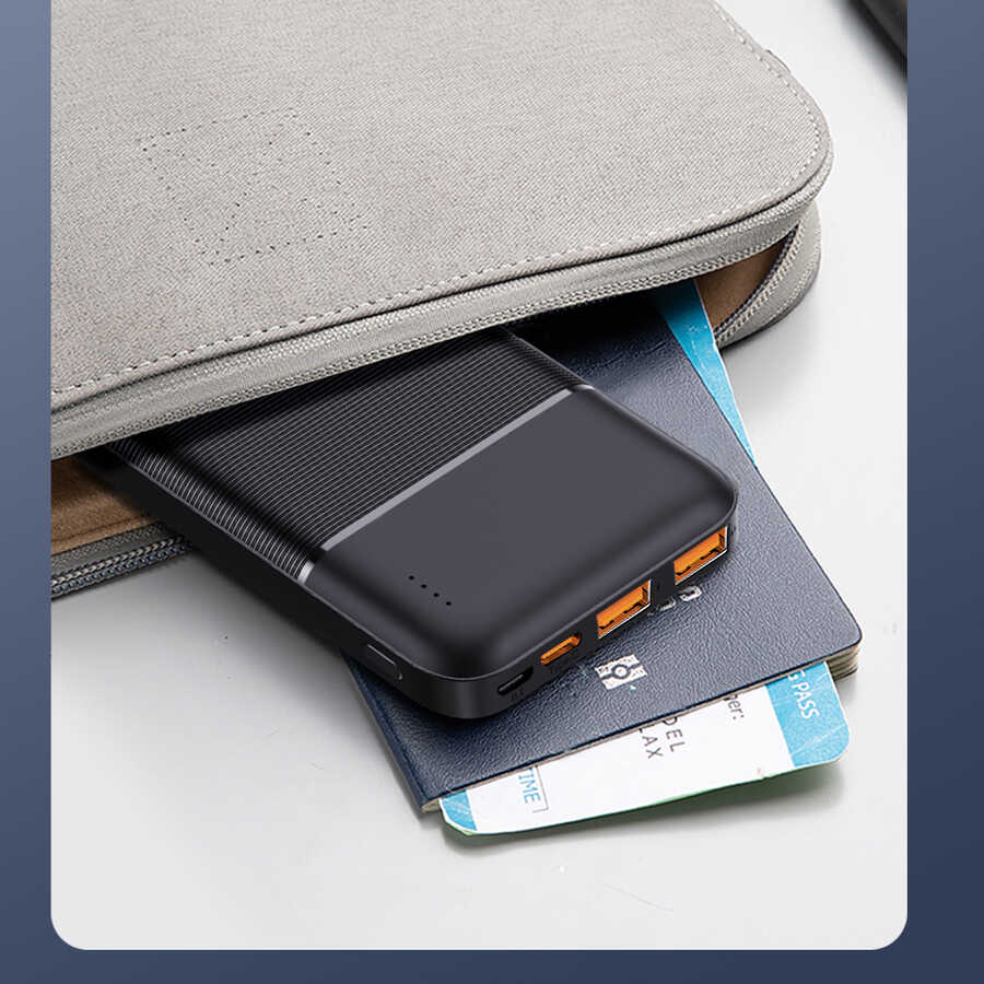 Wiwu JC-19 PD Hızlı Şarj Özellikli Şarj Göstergeli Powerbank 20W 10000mAh - 11