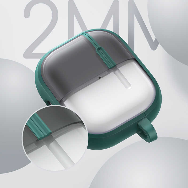 Apple Airpods Uyumlu 3 Kılıf Benks Mist Hybrid Kılıf - 5