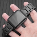 ​​​Apple Watch Ultra 49mm Uyumlu Kordon Mat Seramik Metal Strap Kayış - 5