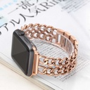 ​​​Apple Watch Ultra 49mm Uyumlu Kordon Cowboy Metal Strap Kayış - 2