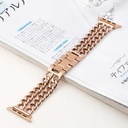 ​​​Apple Watch Ultra 49mm Uyumlu Kordon Cowboy Metal Strap Kayış - 12