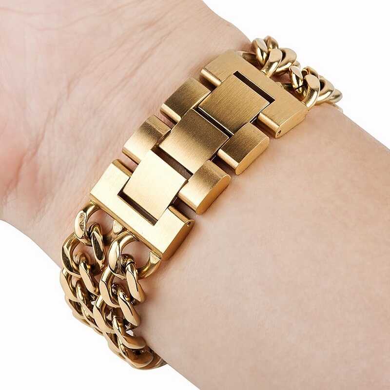 ​​​Apple Watch Ultra 49mm Uyumlu Kordon Cowboy Metal Strap Kayış - 17