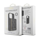 Apple iPhone 15 Pro Uyumlu Kılıf Guess Orjinal Lisanslı Magsafe Şarj Özellikli Yazı Logolu 4G Desenli Kapak + Powerbank 5000mAh 2in1 Set
