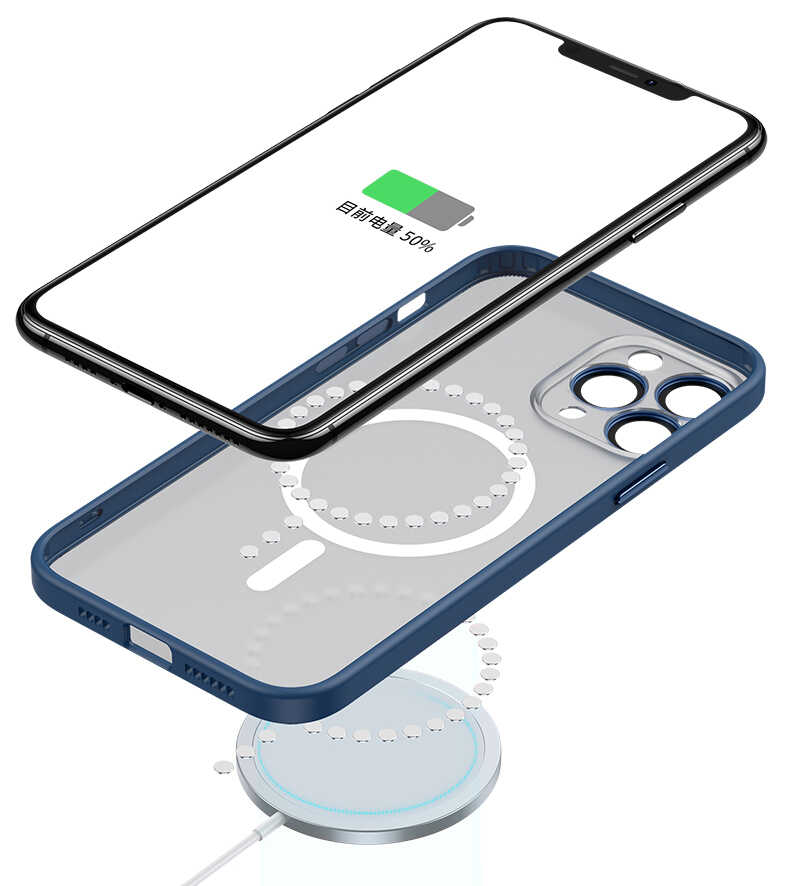 Apple iPhone 12 Uyumlu Kılıf Zore Mokka Wireless Kapak - 11