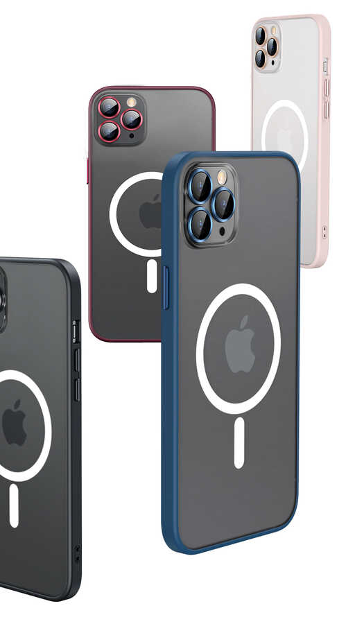Apple iPhone 13 Pro Max Uyumlu Kılıf Zore Mokka Wireless Kapak - 2