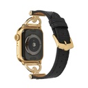 ​​​Apple Watch Ultra 49mm Uyumlu Kordon KRD-53 Deri Strap Kayış - 14