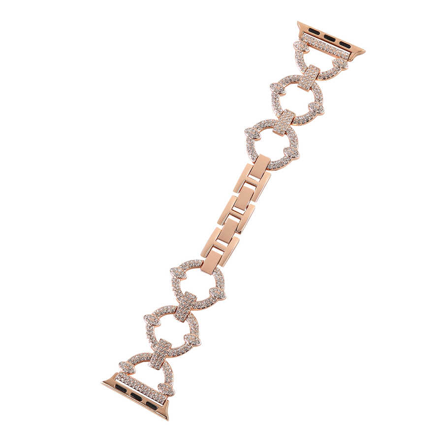 ​​​Apple Watch Ultra 49mm Uyumlu Kordon KRD-57 Metal Strap Kayış - 1