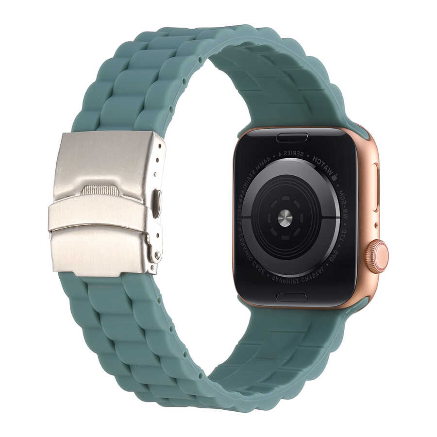 Apple Watch Ultra 49mm Uyumlu Kordon KRD-72 Silikon Strap Kayış - 1