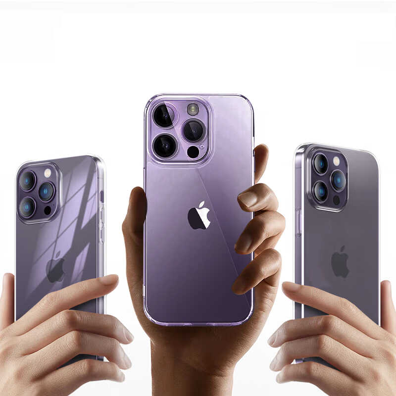 Apple iPhone 14 Pro Max Uyumlu Kılıf Şeffaf Airbag Tasarımlı ​​​​​Wiwu ZCC-108 Concise Serisi Kapak - 10