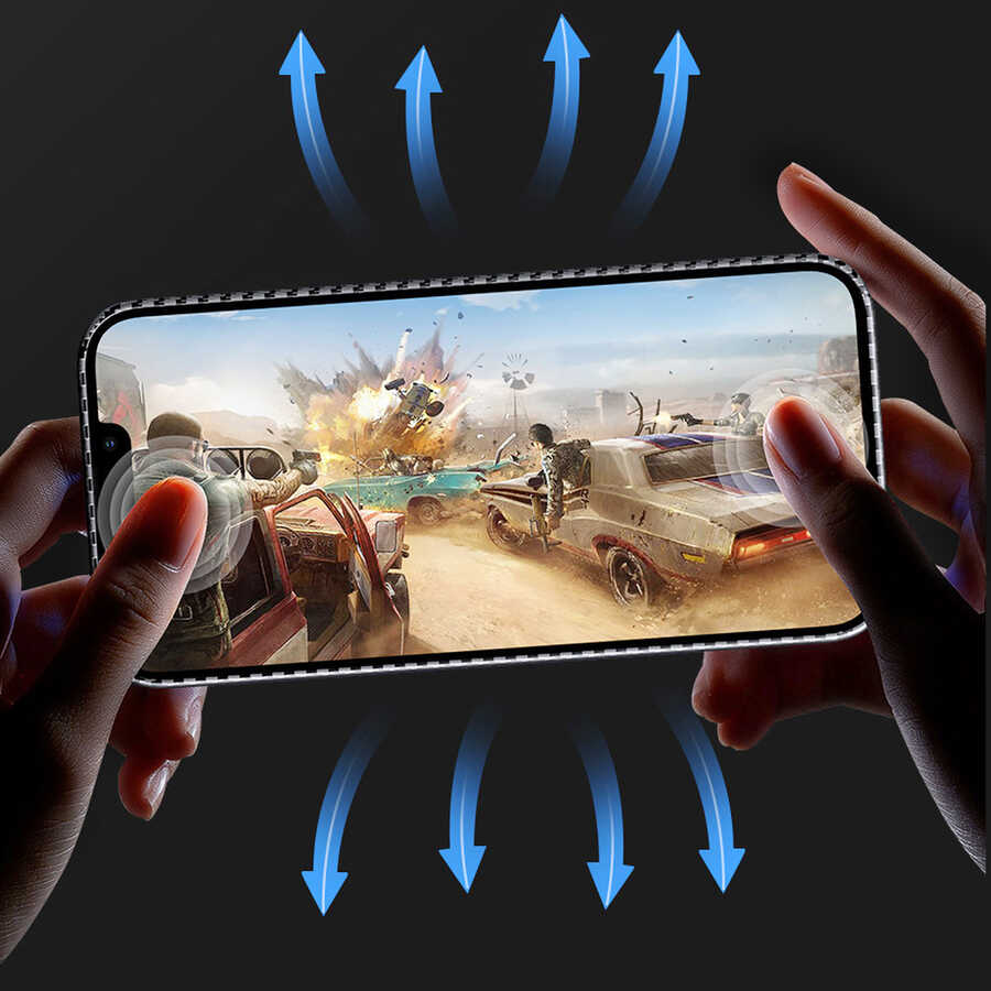 Apple iPhone 14 Pro Uyumlu Kılıf ​​​​​Wiwu Karbon Fiber Görünümlü Magsafe Wireless Şarj Özellikli Kabon Kapak - 3